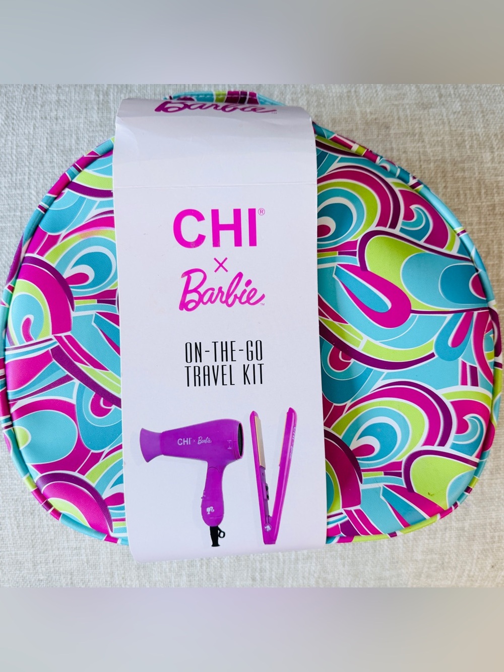 Limited Edition CHI x Barbie On-The-Go Travel Kit (STORAGE BAG/CASE ONLY)